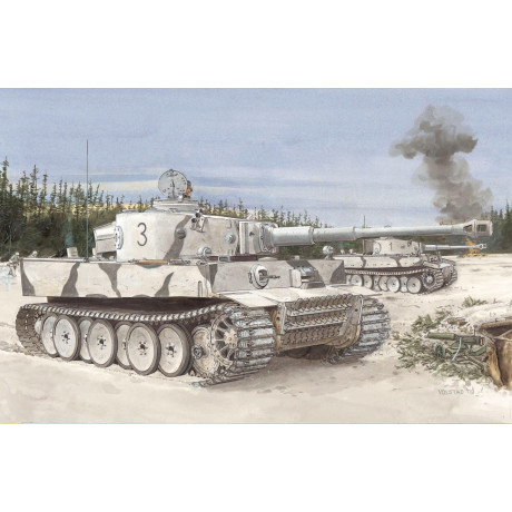 Model Kit tank 6600 - Pz. Kpfw.IV AUSF.E TIGER I INITIAL PRODUCTION,