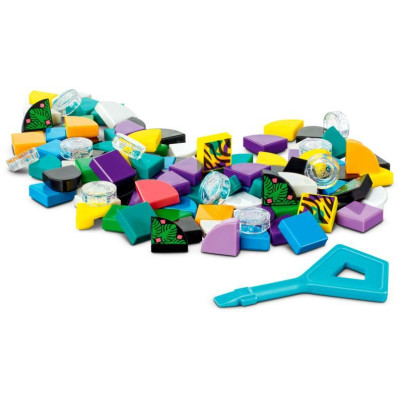 LEGO DOTs - Neonový tygr – náramek & ozdoba na tašku