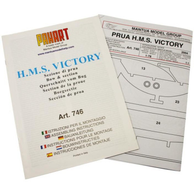 Mantua Model Victory řez trupem 1:78 kit