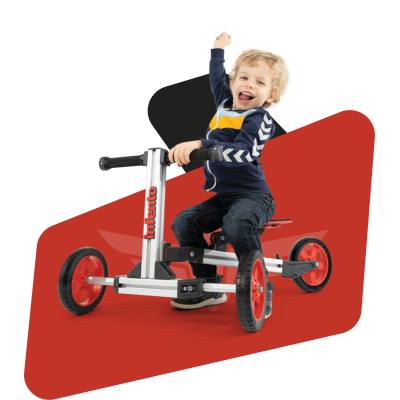 Infento Make & Move Kit 13v1 – sada na zostavenie vozítok pre deti