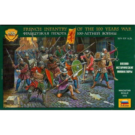 Wargames (AoB) figurky 8053 - French Infantry of the 100 Years War (1