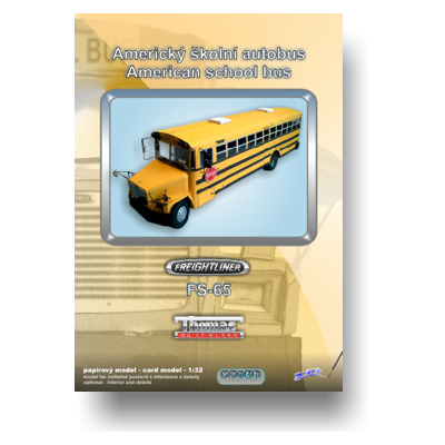 Americký školský autobus Freightliner FS-65 1:32