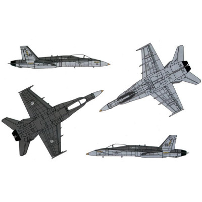 Model Kit letadlo 0016 - F/A-18C/D WILD WEASEL (1:72)