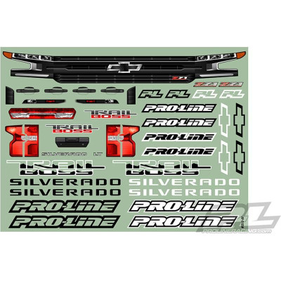Pro-Line karosérie 1:10 Chevrolet Silverado Z71 2019 Trail Boss (Short Course)