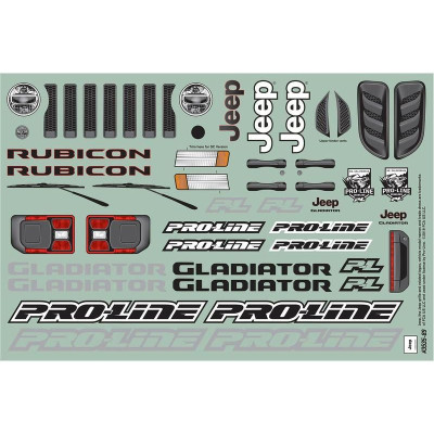 Pro-Line karosérie 1:10 Jeep Gladiator Rubicon (Short Course)