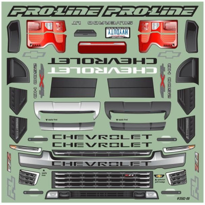 Pro-Line karosérie 1:8 Chevrolet Silverado 2500 HD 2021 (E-Revo 2.0, Maxx)