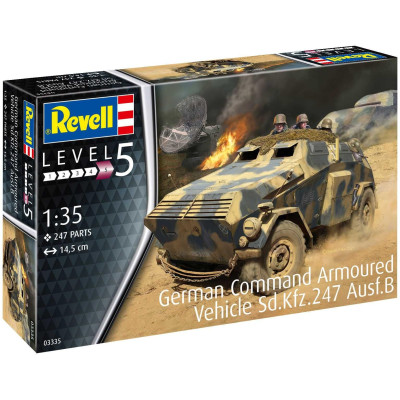 Plastic ModelKit military 03335 - German Command Armoured Vehicle Sd.