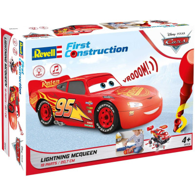 First Construction auto 00920 - Lightning McQueen (světelné a zvukové