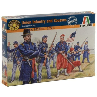 Model Kit figurky 6012 - UNION INFANTRY / ZUAVES (AMERICAN CIVIL WAR)