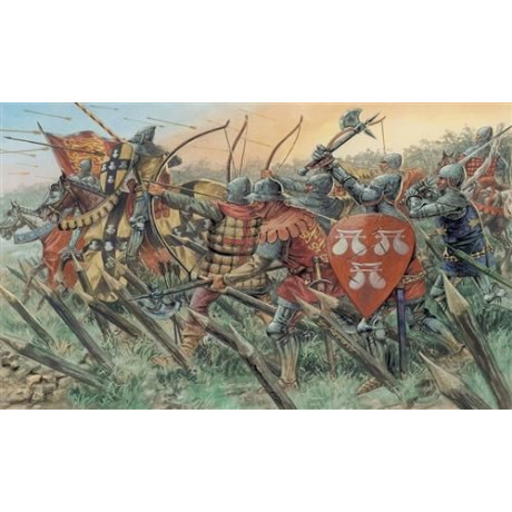 Model Kit figurky 6027 - ENGLISH KNIGHTS AND ARCHERS (100 YEARS WAR)