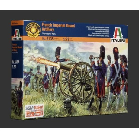 Model Kit figurky 6135 - FRENCH IMPERIAL GUARD ARTILLERY (NAP. WARS)
