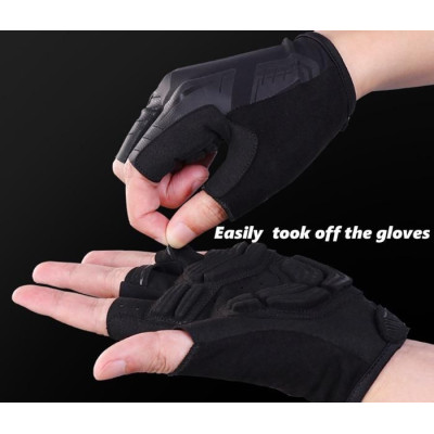 Tenká fotografické rukavice na půl prstu (XL)