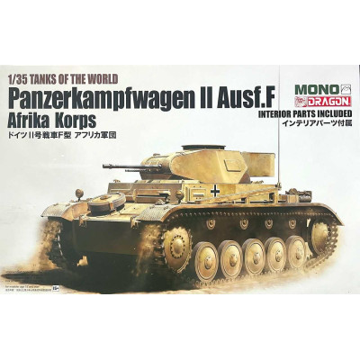 Model Kit tank MD002 - Pz.Kpfw.II Ausf.F AFRIKA KORPS (1:35)