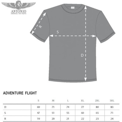 Antonio pánské tričko ADVENTURE FLIGHT M
