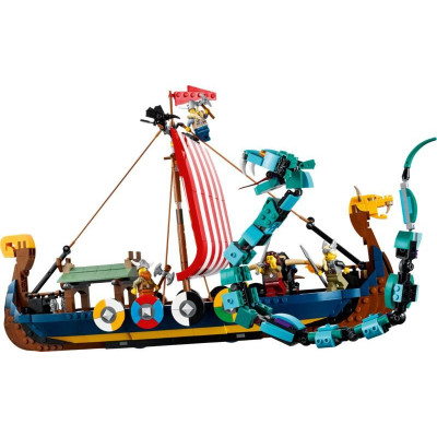 LEGO Creator - Vikingská loď a mořský had