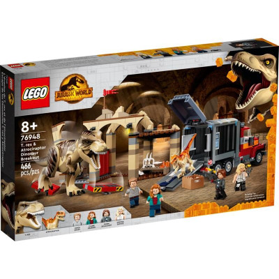 LEGO Jurassic World  - Útěk T-rexe a atrociraptora