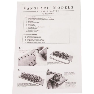 Vanguard Models Launch člun 34" 1:64 kit
