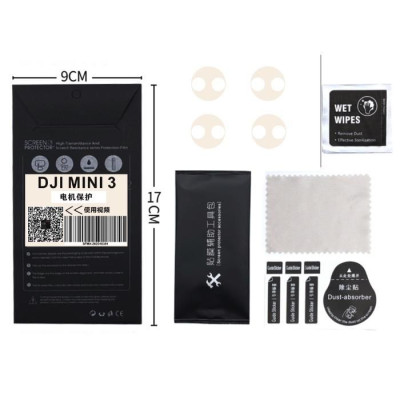 DJI MINI 3 Pro / Mini 2/SE - transparentní chrániče motoru