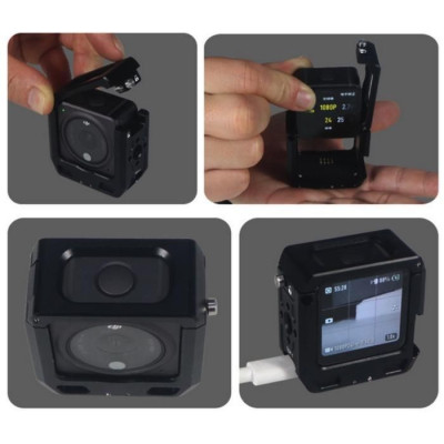 DJI Action 2 jednotlivý fotoaparát- Rám z hliníkové slitiny (otvor nabíjecího portu)