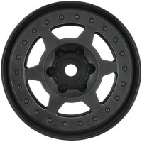 Disky Pro-Line 1.9" Holcomb Crawler Bead-Loc (2 ks), pro RC modely aut Crawler 1:10. Barva černá. Unašeč je šestihran 12 mm. 3-dílná konstrukce pro pneumatiky ProLine 1.9".