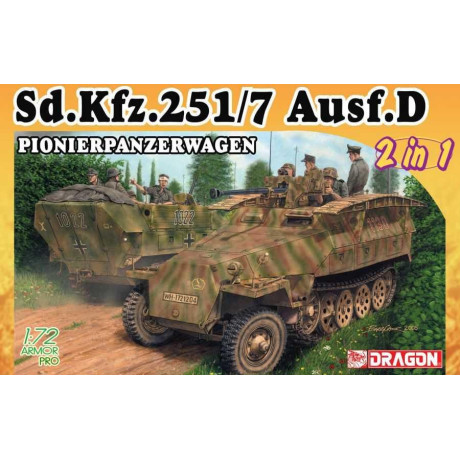 Model Kit military 7605 - Sd.Kfz.251/7 Ausf.D Pionierpanzerwagen (1:7