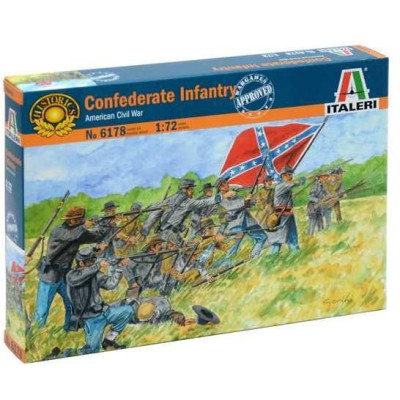 Model Kit figurky 6178 - CONFEDERATE INFANTRY (AMERICAN CIVIL WAR) (1