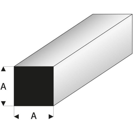 Raboesch profil ASA čtvercový 2x1000mm