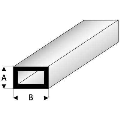 Raboesch profil ASA trubka čtvercová 2x4x1000mm