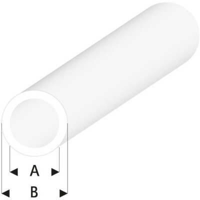 Raboesch profil ASA trubka transparentní 2x3x330mm (5)