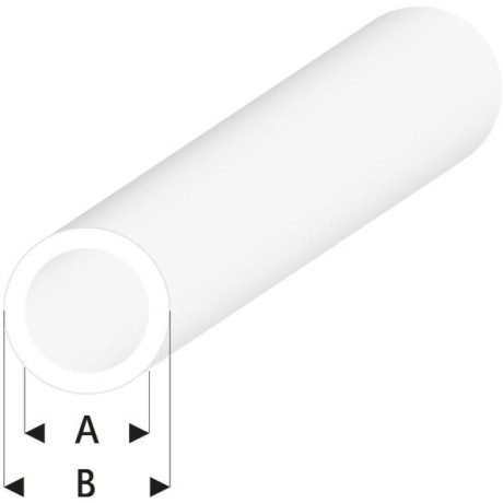 Raboesch profil ASA trubka transparentní 4x5x330mm (5)