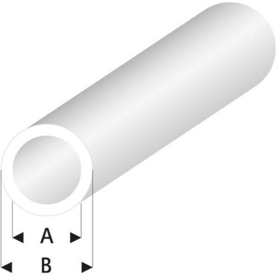 Raboesch profil ASA trubka transparentní bílá 3x4x330mm (5)