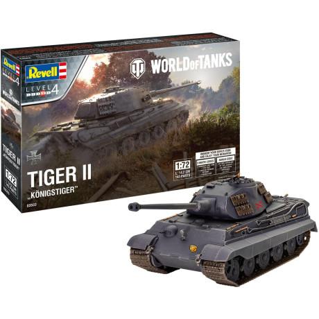 Plastic ModelKit World of Tanks 03503 - Tiger II Ausf. B \"Königstige