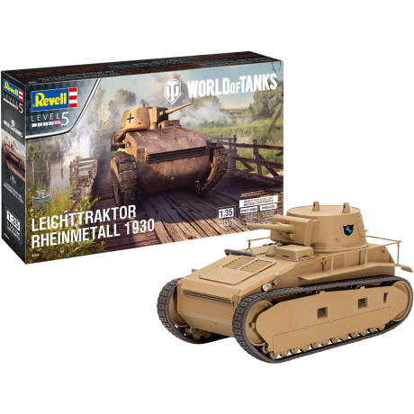 Plastic ModelKit World of Tanks 03506 - Leichttraktor Rheinmetall 193