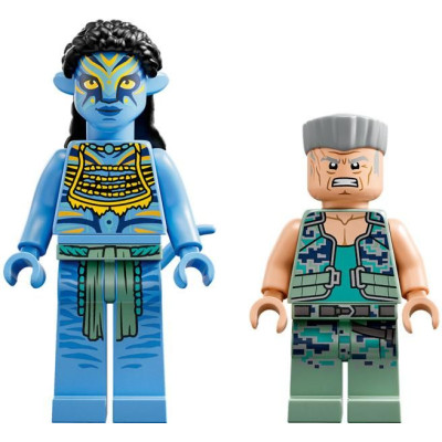 LEGO Avatar - Neytiri a thanator vs. Quaritch v AMP obleku