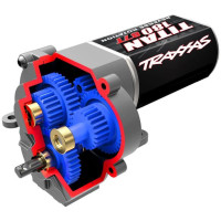 Tuningový díl pro RC modely aut Traxxas TRX-4M: Traxxas převodovka kompletní speed range 9.70:1 s motorem (pro vysokou rychlost). Maximální rychlost TRX-4M - 7 km/h. Velmi snadná výměna převodovky. 
