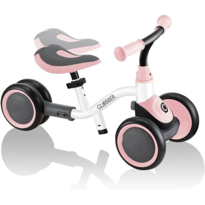 Globber - Dětské odrážedlo Learning Bike 3v1 bílé / pastelově růžové