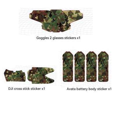 PVC Sticker Set for DJI Avata (DJI Goggles 2)