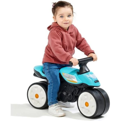 FALK - Dětské odrážedlo Baby Moto modré s gumovými koly