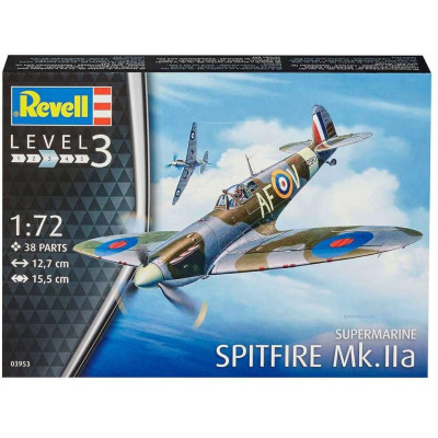 Plastic ModelKit letadlo 03953 - Spitfire Mk. IIa (1:72)