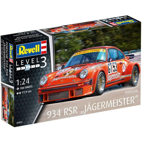 Plastic ModelKit auto 07031 - Porsche 934 RSR \"Jägermeister\" (1:24)