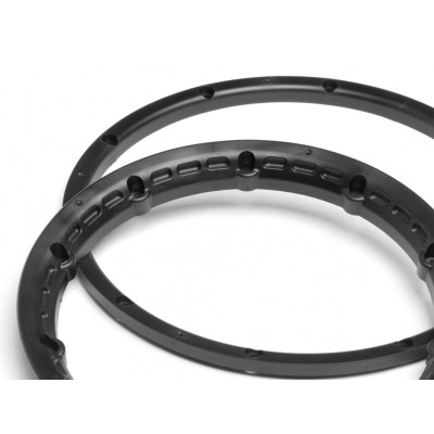 Heavy Duty Wheel Bead Lock Rings (Black/For 2 Whl)
