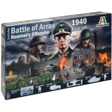 Model Kit diorama 6118 - WWII BATTLESET - Battle of Arras 1940 - Romm