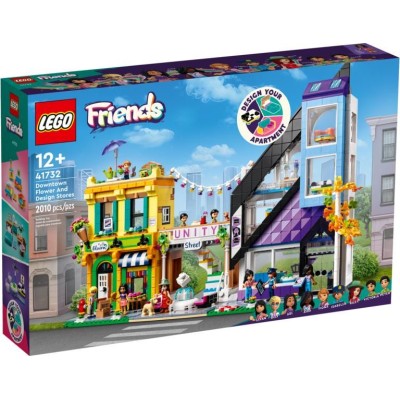 LEGO Friends - Květinářství a design studio v centru města