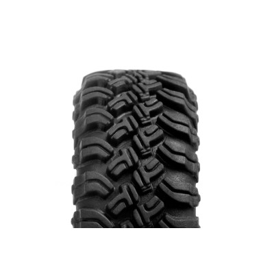 GRE24 Sada šedých ráfků a pneu MT crawler (4ks)