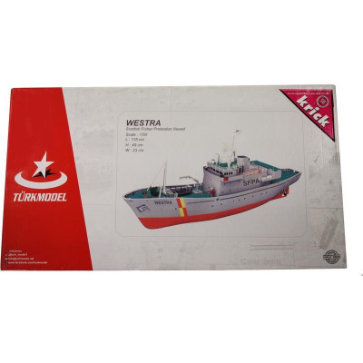 Türkmodel FPV Westra hlídkový člun 1:50 kit