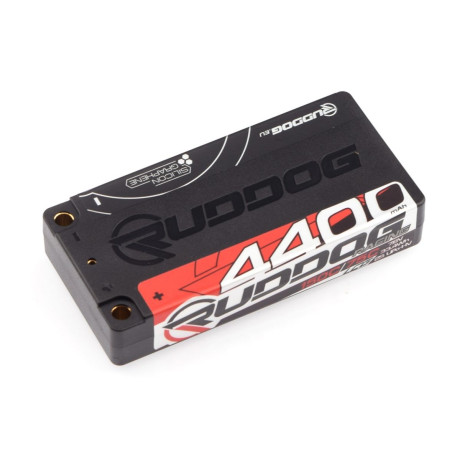 RUDDOG Racing Hi-Volt 4400mAh 150C/75C 7,6V LCG Short Stick Pack - EF