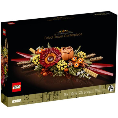 LEGO Icons - Dekorace ze sušených květů