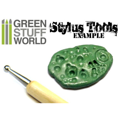 8x Sculpting STYLUS tool set / 8x sada nástrojov na tvarovanie