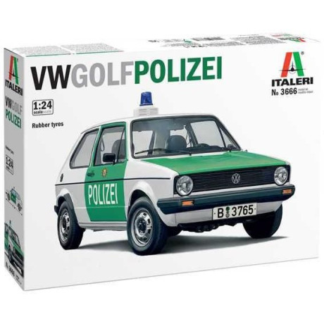 Model Kit auto 3666 - VW Golf \"POLIZEI\" (1:24)