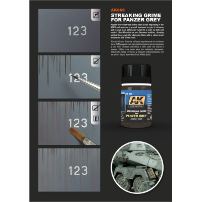 Streaking Grime for Panzer Grey Vehicles 35ml
